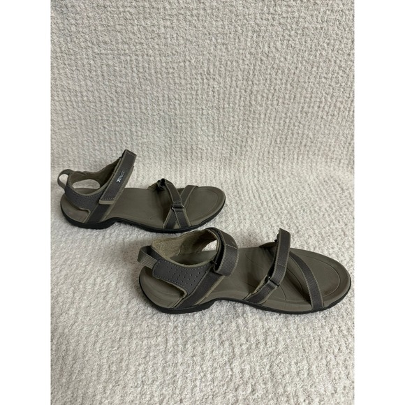 Teva Verra Sandals Hiking Water Strappy Adjustable Olive Green Womens size 7.5 - Picture 6 of 6